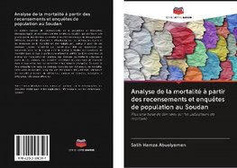 Analyse de la mortalité à partir des recensements et enquêtes de population au Soudan