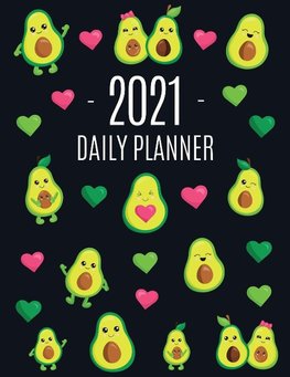 Avocado Daily Planner 2021