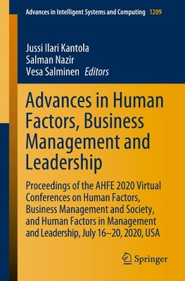 Advances in Human Factors, Business Management and Leadership