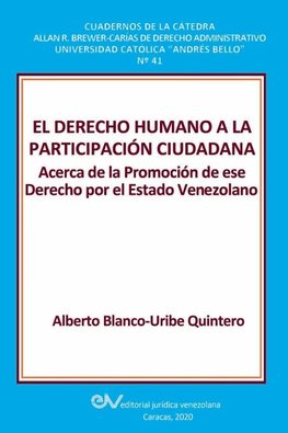 EL DERECHO HUMANO A LA PARTICIPACIÓN CIUDADANA.