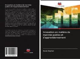 Innovation en matière de marchés publics et d'approvisionnement