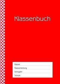 Klassenbuch "Standard", Umschlagfarbe: rot