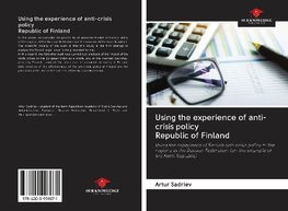 Using the experience of anti-crisis policy Republic of Finland