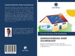 DIMENSIONIERUNG EINER SOLARANLAGE