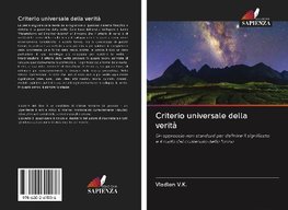 Criterio universale della verità