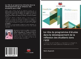 Le rôle du programme d'études dans le développement de la réflexion des étudiants dans l'UDE