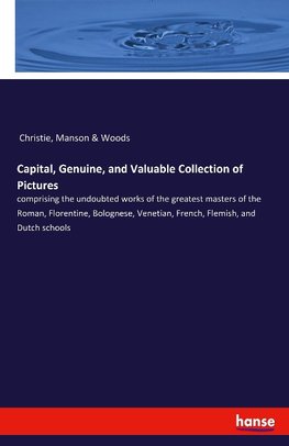 Capital, Genuine, and Valuable Collection of Pictures