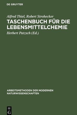 Taschenbuch für die Lebensmittelchemie