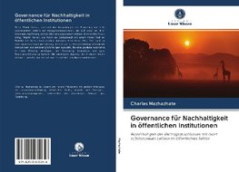 Governance für Nachhaltigkeit in öffentlichen Institutionen