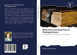 Book One and Book Two of Paralypomenon