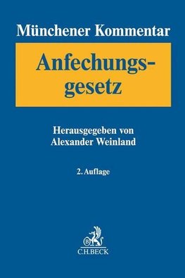 Münchener Kommentar zum Anfechtungsgesetz