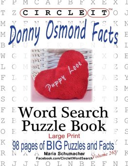 Circle It, Donny Osmond Facts, Word Search, Puzzle Book