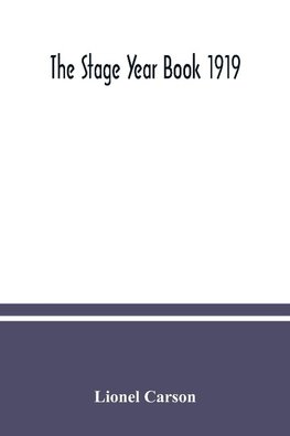 The Stage year book 1919