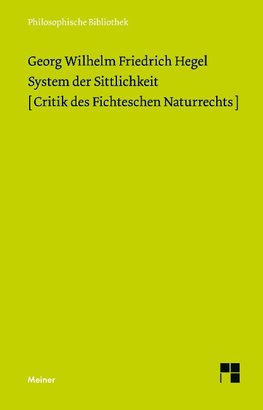 System der Sittlichkeit