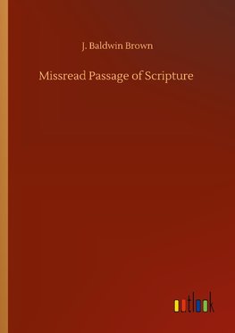 Missread Passage of Scripture