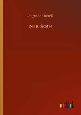 Res Judicatae