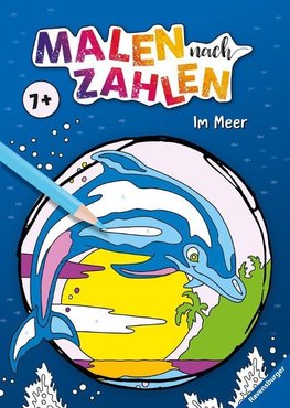 Malen nach Zahlen ab 7 Jahren: Im Meer