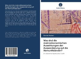 Was sind die makroökonomischen Auswirkungen der Auswanderung auf die Herkunftsländer?