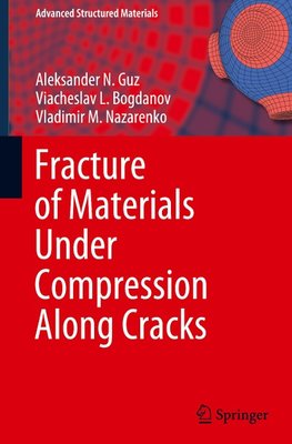 Fracture of Materials Under Compression Along Cracks