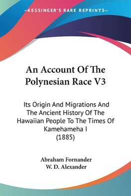 An Account Of The Polynesian Race V3