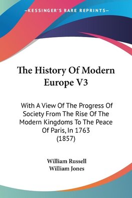 The History Of Modern Europe V3