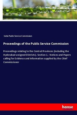 Proceedings of the Public Service Commission