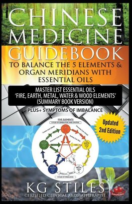 Chinese Medicine Guidebook Balance the 5 Elements & Organ Meridians with Essential Oils (Summary Book Version)