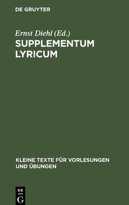 Supplementum lyricum