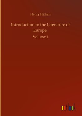 Introduction to the Literature of Europe