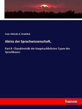 Abriss der Sprachwissenschaft,