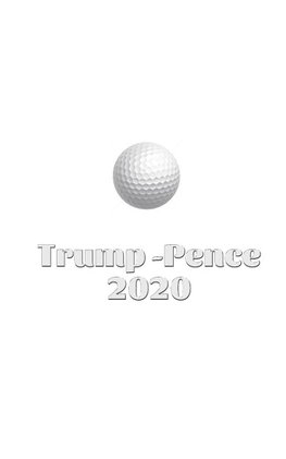 Trump Pence 2020  Golf Journal Sir Michael Huhn designer  edition