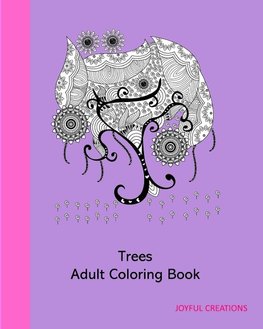 Trees Adult Coloring Book