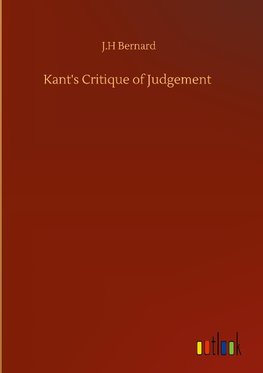 Kant's Critique of Judgement