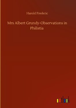 Mrs Albert Grundy-Observations in Philistia