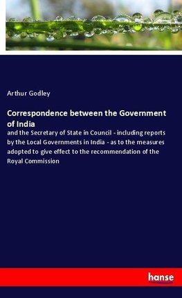 Correspondence between the Government of India