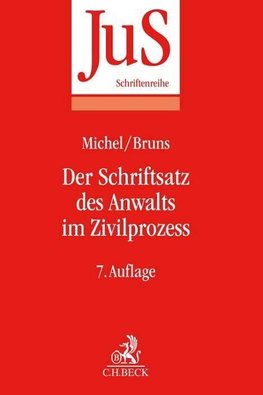 Der Schriftsatz des Anwalts im Zivilprozess