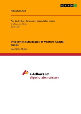 Investment Strategies of Venture Capital Funds