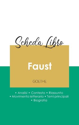 Scheda libro Faust.prima parte. (analisi letteraria di riferimento e riassunto completo)