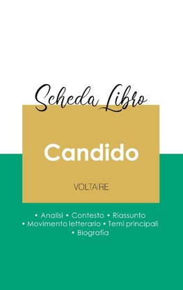 Scheda libro Candido di Voltaire (analisi letteraria di riferimento e riassunto completo)