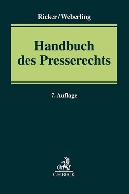 Handbuch des Presserechts