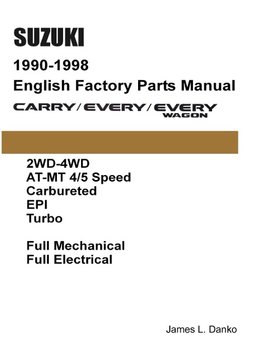 Suzuki Carry & Every 1990-1998 English Factory Parts Catalogue