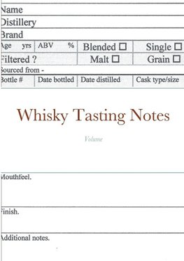 Whisky Tasting Notes