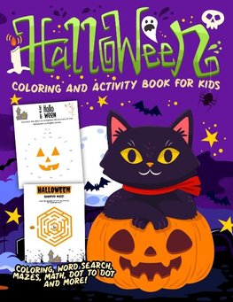 Halloween Coloring and Activity Book For Kids