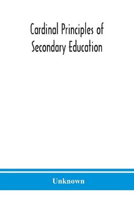 Cardinal principles of secondary education