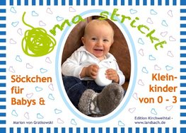 Oma strickt Baby- und Kindersöckchen