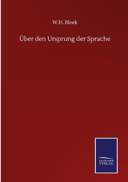 Über den Ursprung der Sprache