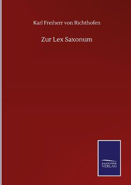 Zur Lex Saxonum