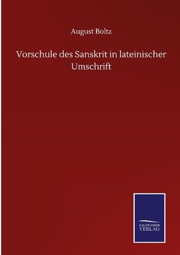 Vorschule des Sanskrit in lateinischer Umschrift