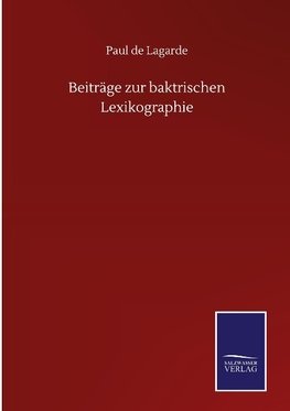 Beiträge zur baktrischen Lexikographie