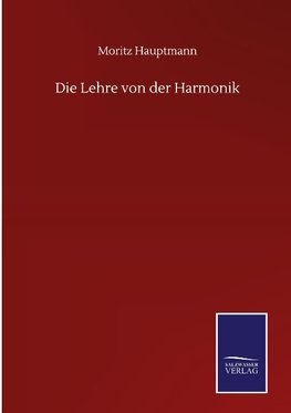 Die Lehre von der Harmonik